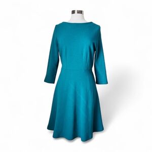 HOBBS London Fit & Flare Dress in Emerald Green US Size 12 NWOT